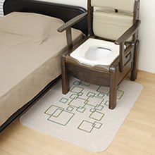 ポータブルトイレ用防水マット